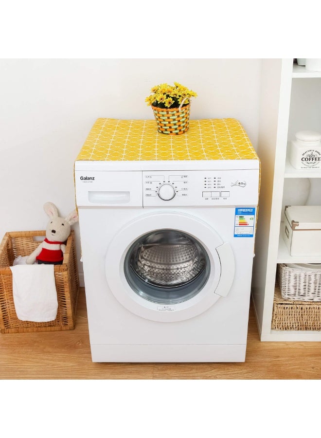 KOWVOWZ Washer and Dryer Covers Laundry Dryer Protect Cover Dust Cover Dustproof Waterproof Design for Easy Use Fit for Most Front Loading Washing Machine - Image 3